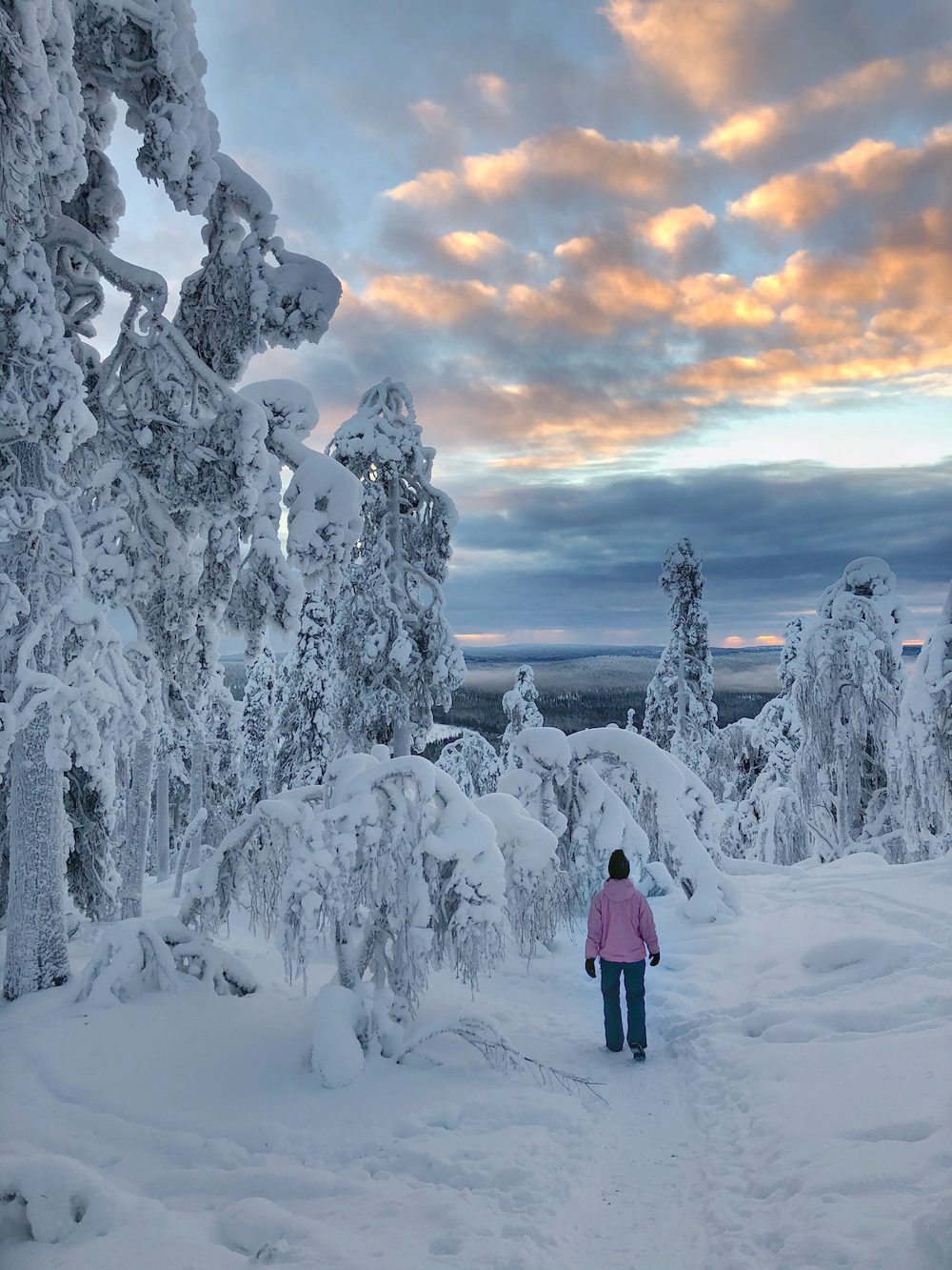 kuer tunturin vaellus talvella ylläksellä