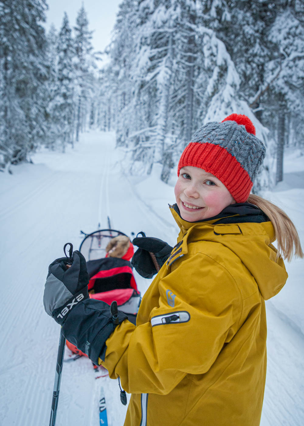 Ylläksen helpot hiihtoladut lasten kanssa