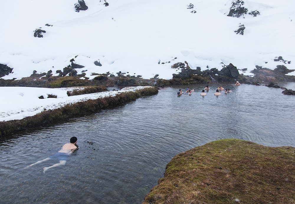 Landmannalaugar islannin luonnon uimapaikat
